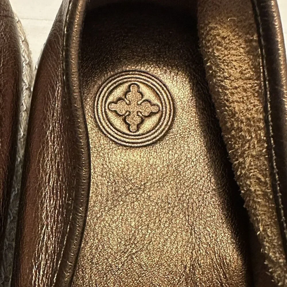 Charleston Shoe Co. Dunes Slip On Bronze‎ Size 10 Espadrille New